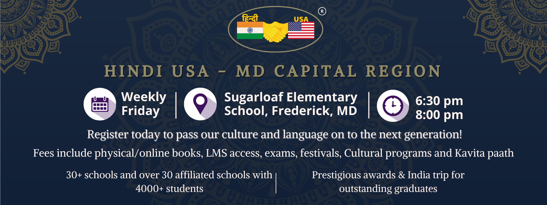 Hindi USA MDCR Frederick